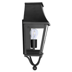 Materials of yesteryear: DAMPIERRE WALL MOUNTED WITH BASE Black