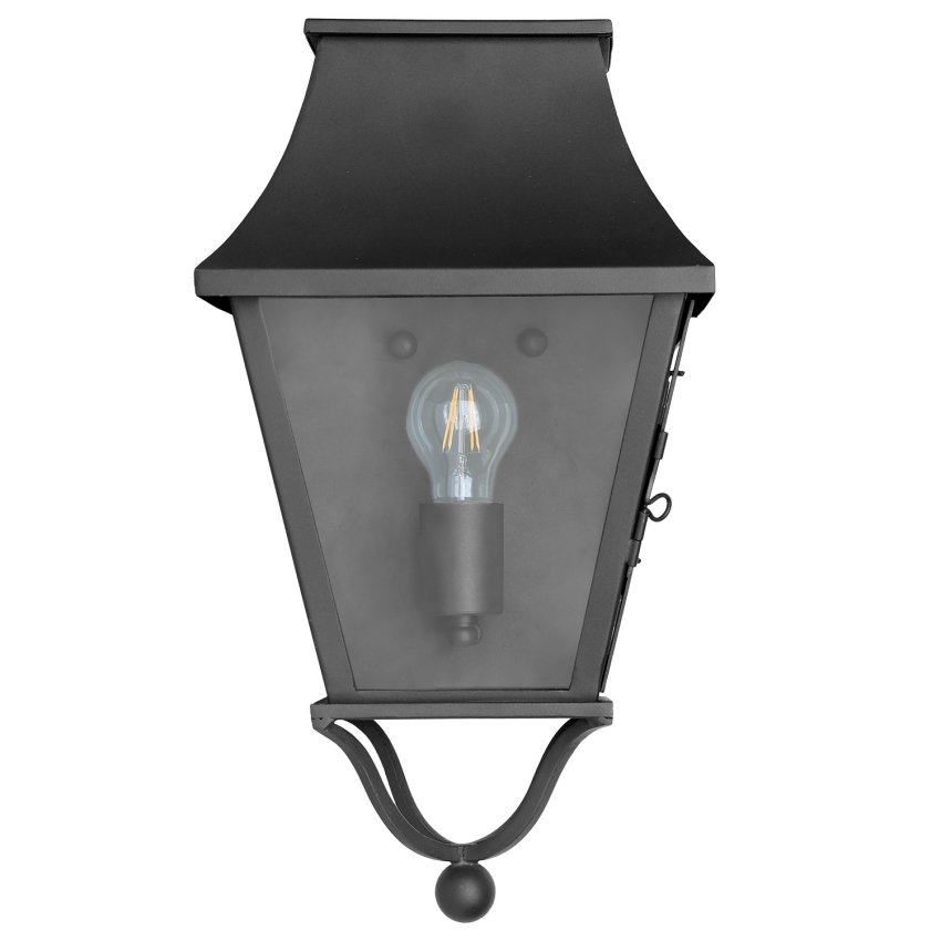 Materials of yesteryear: DAMPIERRE WALL MOUNTED WITH BASE Black