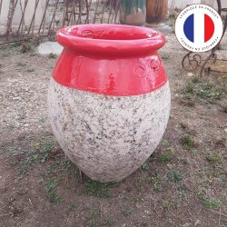 Materials of yesteryear: OLIVE JAR H60 RED POPPY