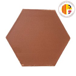 Materials of yesteryear: RED HEXAGONAL TILE 14x0.8