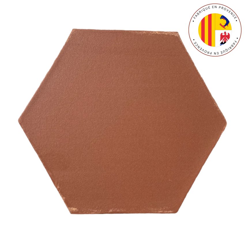 Materials of yesteryear: RED HEXAGONAL TILE 14x0.8