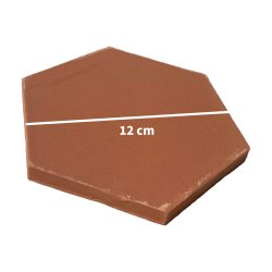 Materials of yesteryear: RED HEXAGONAL TILE 12x1