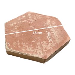 Materials of yesteryear: HEXAGONAL TERRACOTTA TILE WITH AGED FINISH 15x2