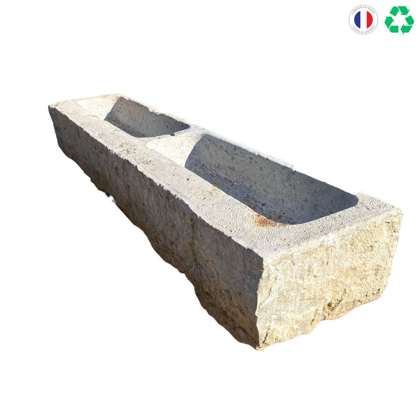 Materials of yesteryear: 2 STONE TUBS Trough L227