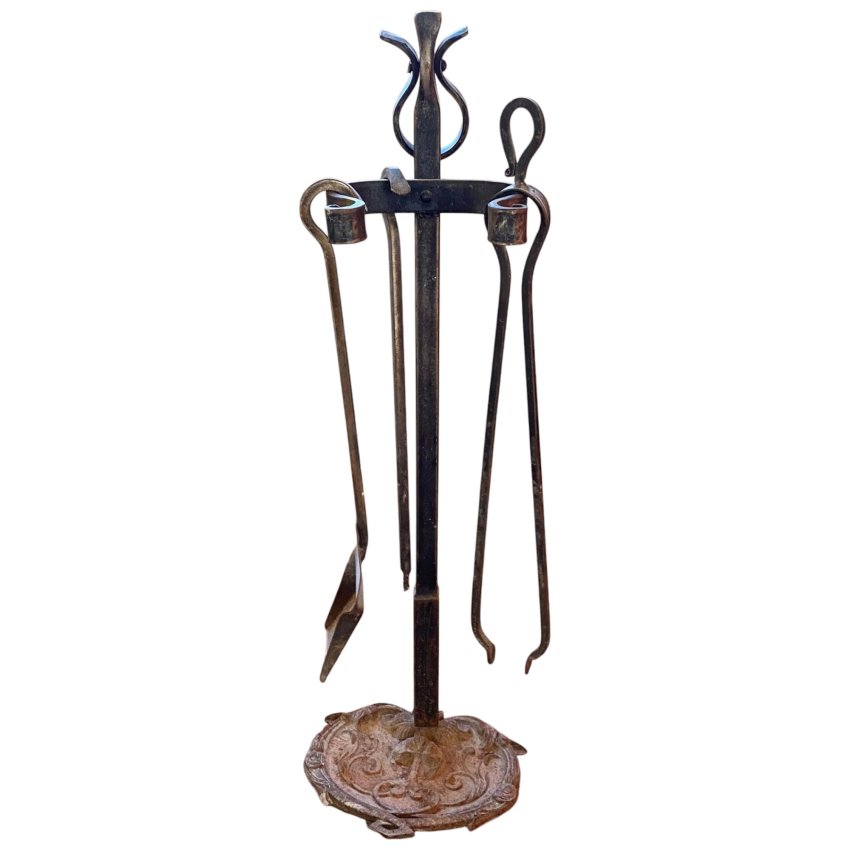 Materials of yesteryear: H83 FIREPLACE ACCESSORY SET