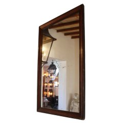 WOODEN FRAME MIRROR 126x83