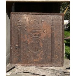 Materials of yesteryear: H86 CAST IRON FIREPLACE PLATE