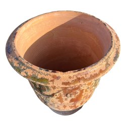 Materials of yesteryear: AGED ANDUZE VASE FLAME N°1 BIS H92