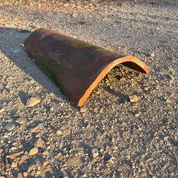Materials of yesteryear: RED MM CHANNEL TILE