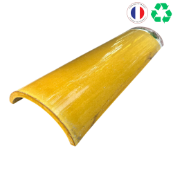 Materials of yesteryear: YELLOW GLAZED CANAL TILE
