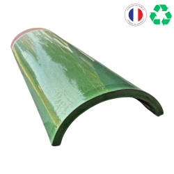 Materials of yesteryear: GREEN GLAZED CANAL TILE