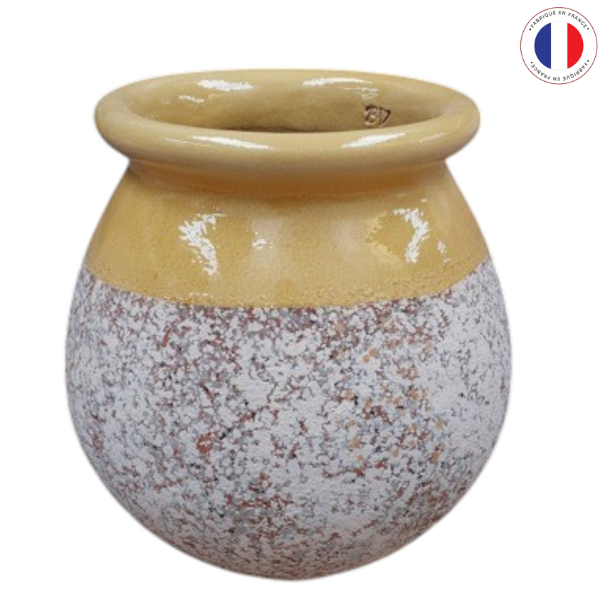 Materials of yesteryear: HONEY YELLOW DROP JAR H60