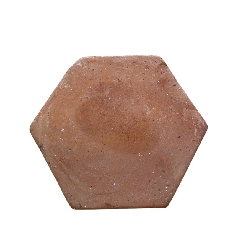 Materials of yesteryear: 15x1.5 hexagonal terracotta