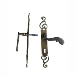 Materials of yesteryear: PAIR OF BRASS HANDLES