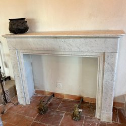Materials of yesteryear: MARBLE FIREPLACE H101