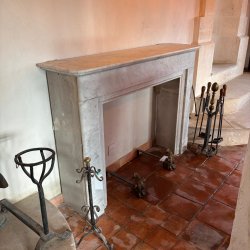 Materials of yesteryear: MARBLE FIREPLACE H101