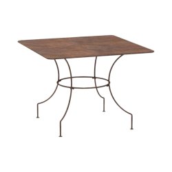 Materials of yesteryear: LARGE SQUARE IRON TABLE H74