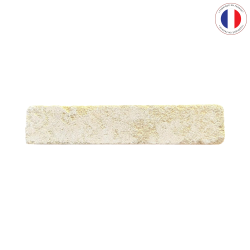 Matériaux d'Antan : BRIQUETTE EN PIERRE 25 X 5 X 5 JAUNE VIEILLIE AU TAMBOUR