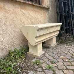 Materials of yesteryear: STONE BENCH L77.5