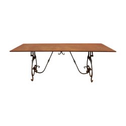 Materials of yesteryear: RECTANGULAR GARDEN TABLE L222