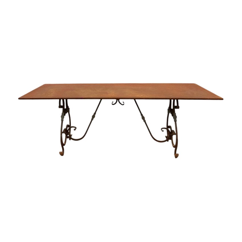 Materials of yesteryear: RECTANGULAR GARDEN TABLE L222