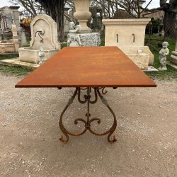 Materials of yesteryear: RECTANGULAR GARDEN TABLE L222