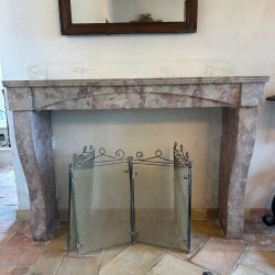 Materials of yesteryear: PIERRE BOURGONE FIREPLACE H100