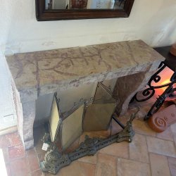 Materials of yesteryear: PIERRE BOURGONE FIREPLACE H100