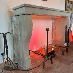 Matériaux d'Antan : CHEMINÉE EN PIERRE CALCAIRE H101