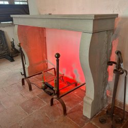Matériaux d'Antan : CHEMINÉE EN PIERRE CALCAIRE H101