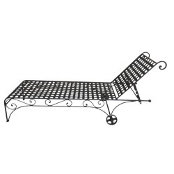 Materials of yesteryear: H98 IRON LOUNGE CHAIR