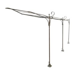 Materials of yesteryear: PROVENCAL IRON TRELLIS (HALF PERGOLA) H250