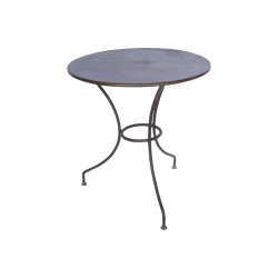 Matériaux d'Antan : PETITE TABLE RONDE EN FER H74 D67