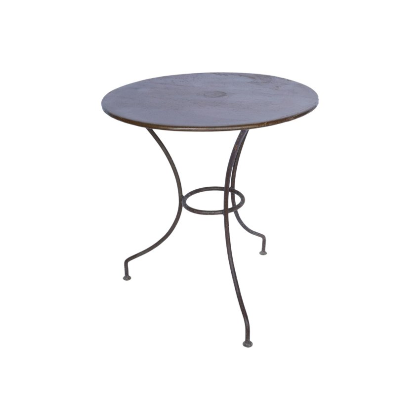 Materials of yesteryear: SMALL ROUND IRON TABLE H74 D67