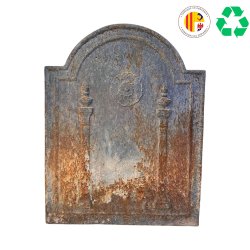 Materials of yesteryear: CAST IRON FIREPLACE PLATE H56