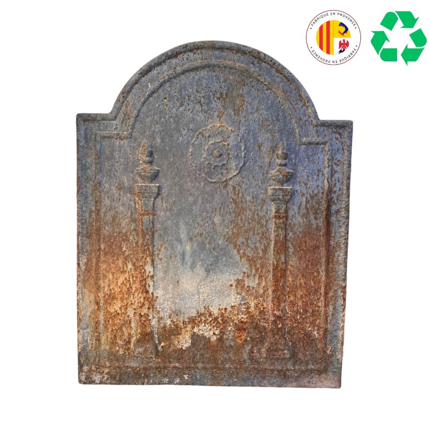 Materials of yesteryear: CAST IRON FIREPLACE PLATE H56