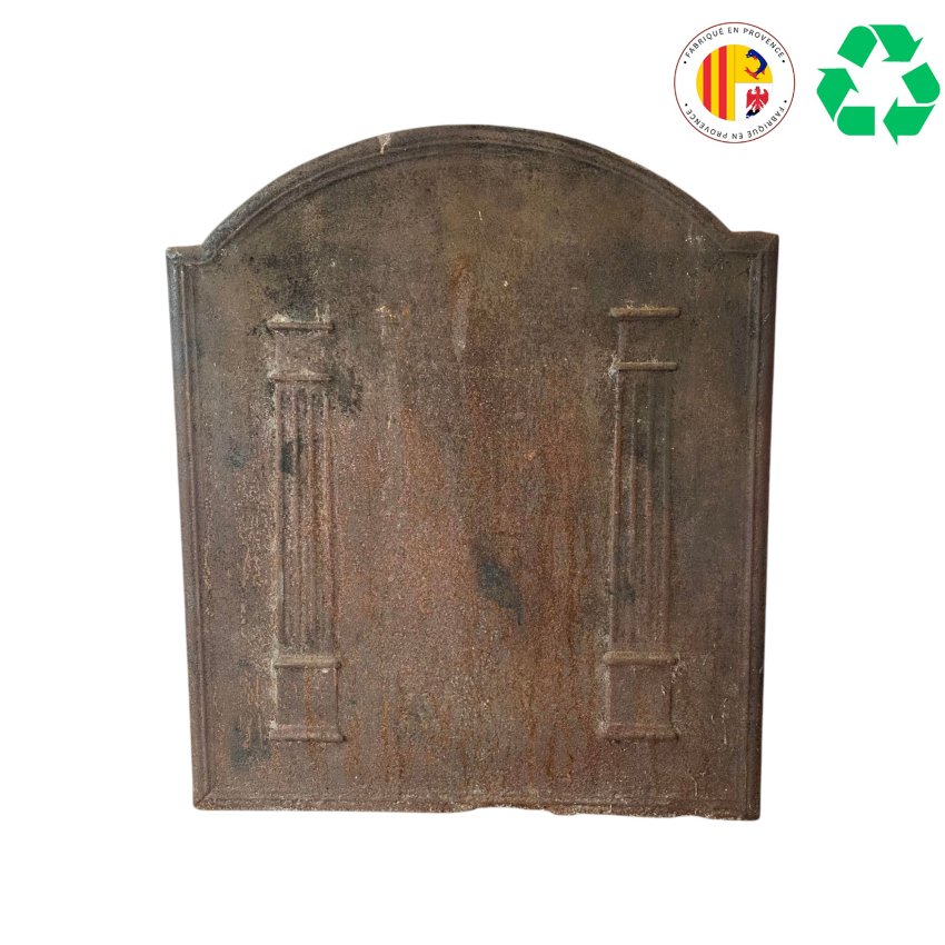 Materials of yesteryear: CAST IRON FIREPLACE PLATE H53