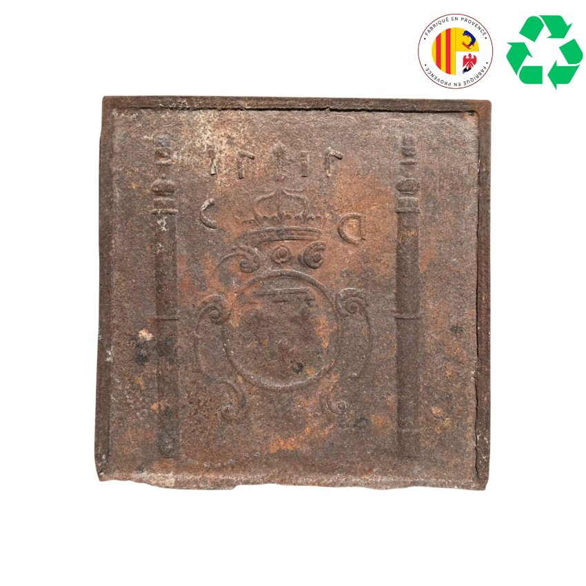 Materials of yesteryear: H86 CAST IRON FIREPLACE PLATE
