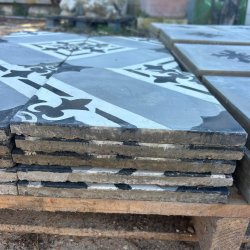 Materials of yesteryear: PATTERNED CEMENT TILE SET(2.30M2)