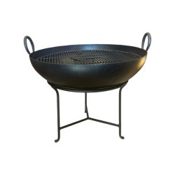 Materials of yesteryear: BRAZIER WITH IRON GRID AND SUPPORT D74
