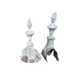 Materials of yesteryear: NINETEENTH-CENTURY ZINC FLAME FINIAL