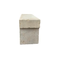 Materials of yesteryear: HARD STONE BENCH L100