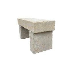 Materials of yesteryear: HARD STONE BENCH L100