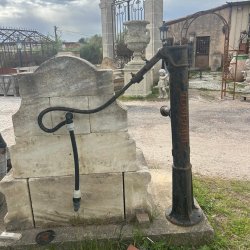 Materials of yesteryear: OLD CAST IRON ARM PUMP