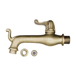 Materials of yesteryear: BRASS BUCKET HOLDER TAP 19CM