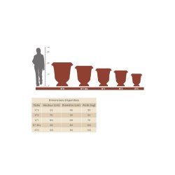 Anduze vase n°1 aged traditional green