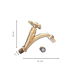 Materials of yesteryear: TILTED FAUCET BUCKET HOOK