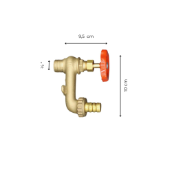 Materials of yesteryear: VERTICAL FAUCET WITH VALVE