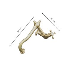 Materials of yesteryear: MIXING TAP ROTATING CANE