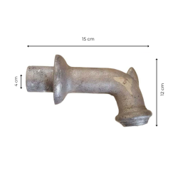 Materials of yesteryear: CAST IRON GARGOYLE SPOUT - SMALL